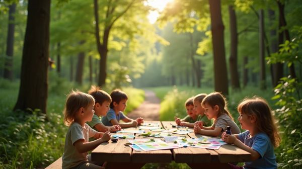 Des exercices ludiques sur la nature à imprimer pour s'amuser en famille